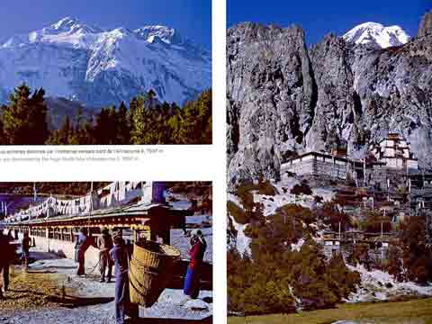 
Annapurna II, Prayer Wall In Pisang, Braga - Himalayan Trails (Sentiers de l'Himalaya) book
